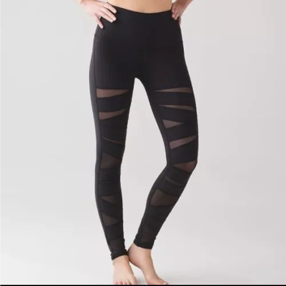 Lululemon mesh cutout bandage free to be leggings - Picture 1 of 3